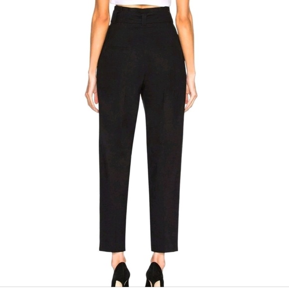 A.L.C. Black Pants w/ Belt Barrel Leg Paper Bag Pants - ALC Diego - Picture 2 of 13